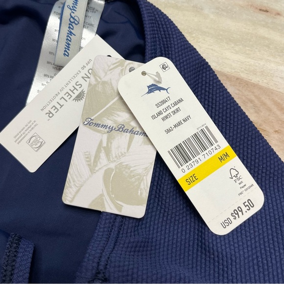 TOMMY BAHAMA Island Cays Cabana High Waisted Skirt Swim Bottom - Picture 7 of 11